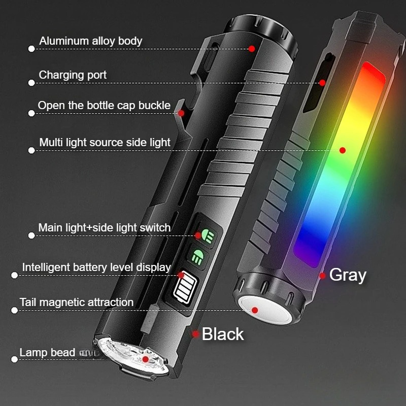 Tactical Flashlight Type-c Rec - Outdoor Adventure Trips 评论和价格