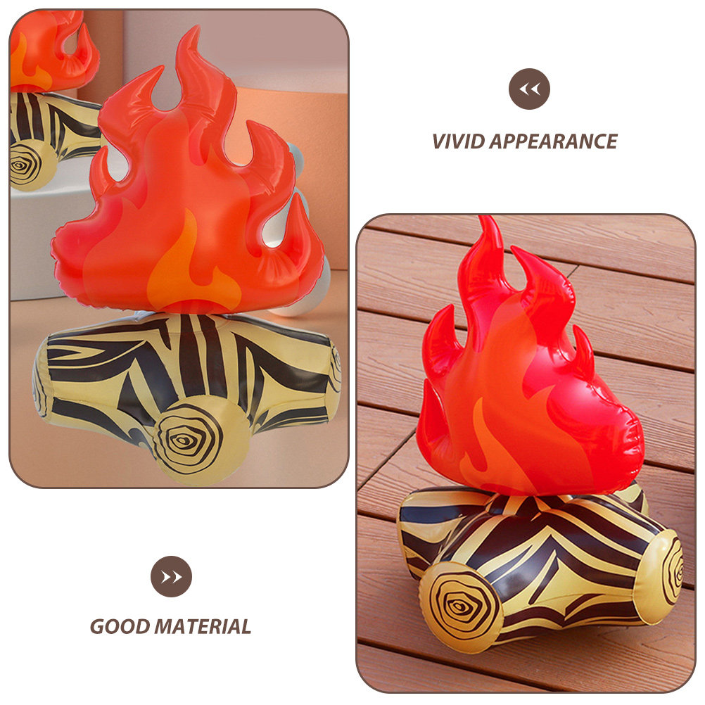 4Pcs Compact Inflatable Campfi - Outdoor Adventure Birthday Party 评论和价格